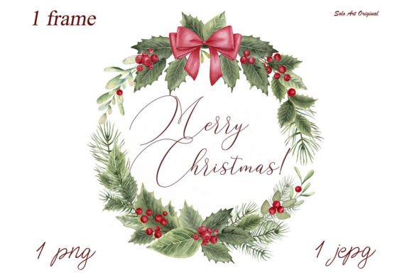 Download Christmas Wreath,frame,holly Berries - Holly Collection