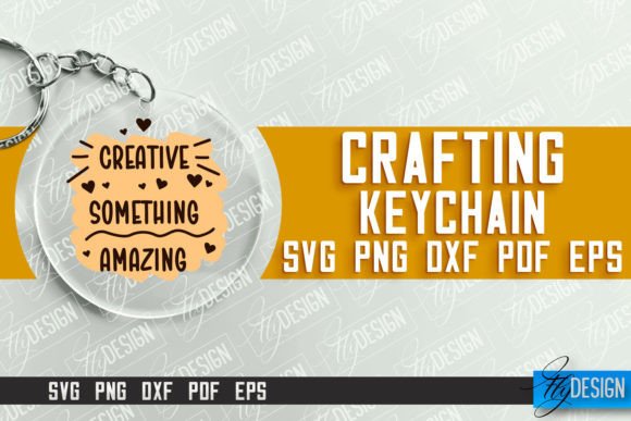 Download Crafting Keychain SVG Design | Craft SVG - Premium Bundle