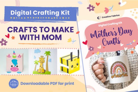 Download Mother's Day Digital Crafting Kit - Premium Resources